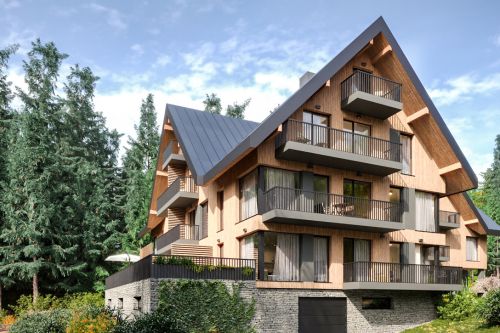 apartmánový dům v horách